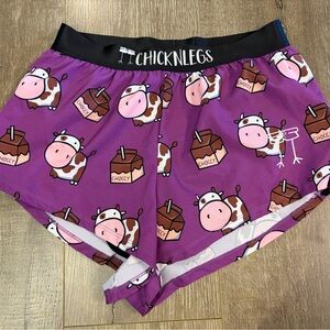 Men's Choccy Cows 2" Split Shorts Small